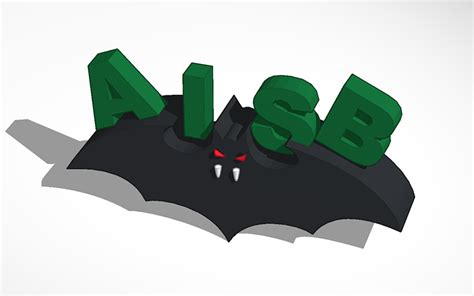 3D design AISB logo - Tinkercad