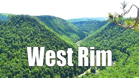 Hiking the West Rim Trail (PA Grand Canyon) - YouTube