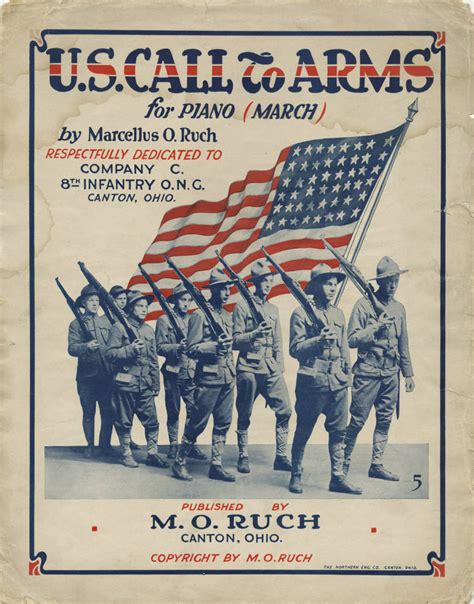 U. S. Call to Arms! – U.S. Propaganda and the Arts of WWI – 100th ...