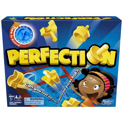 Hasbro Gaming Perfection Game for Preschoolers and Kids Ages 5 and Up ...