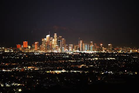 LA Skyline at Night : r/LosAngeles