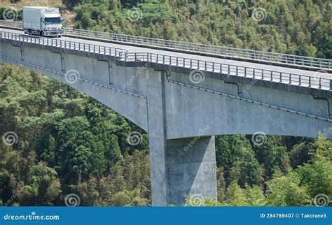 A car bridge stock image. Image of infrastructure, viaduct - 284788407