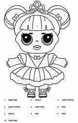 LOL Surprise Color By Number  Free Printable Coloring Pages For Kids sketch template