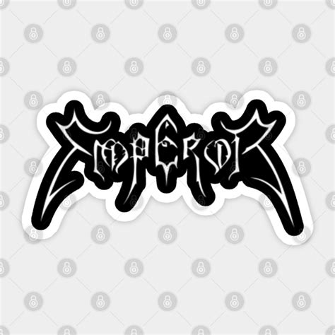 Emperor - Band Logo - Emperor - Sticker | TeePublic