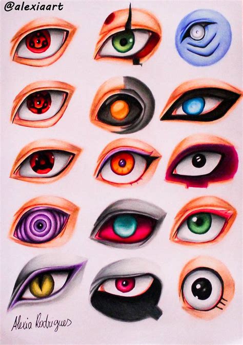 Naruto Eyes II by https://www.deviantart.com/alexiarodrigues on @DeviantArt | Naruto eyes ...