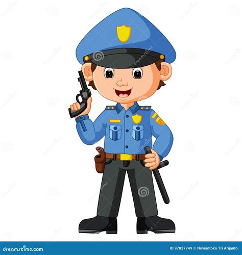 Policeman Cartoon | CartoonDealer.com #26457239