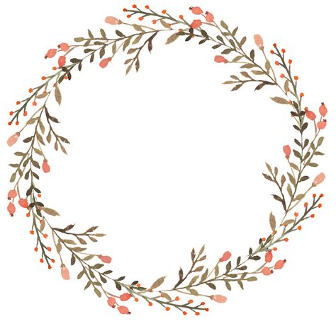 Resultado de imagen para fall watercolor wreath png | Decoration noel, Fleurs, Noel