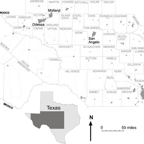 Edwards Plateau Map