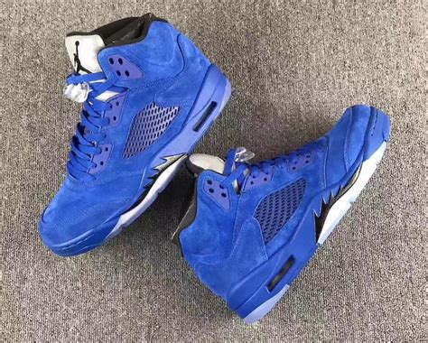 Air Jordan 5 Blue Suede Release Date - Sneaker Bar Detroit