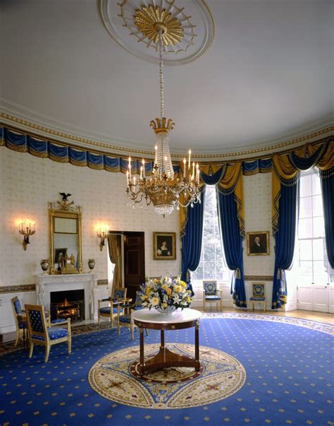 White House Furnishings: Blue Room - White House Historical Association