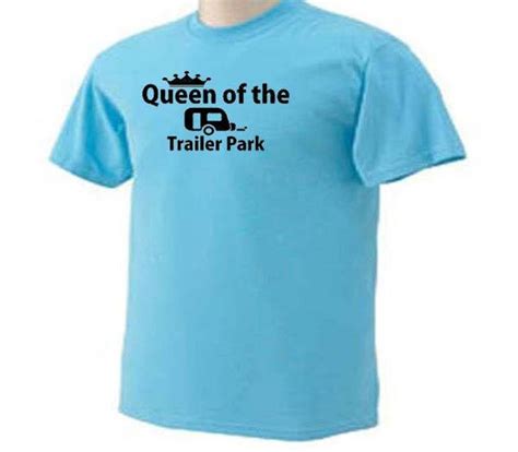 QUEEN of the TRAILER PARK Camping Camp Camper Funny Humor - Etsy