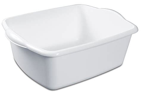 Small Plastic Tubs. Sterilite 16428012 6 Quart/5.7 Liter Storage Box, White Lid with Clear Base ...