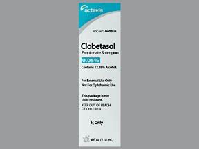 Clobetasol 0.05% Shampoo 4 Oz By Actavis Pharma