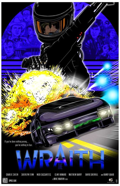 The Wraith, movie cover-poster art find, repin