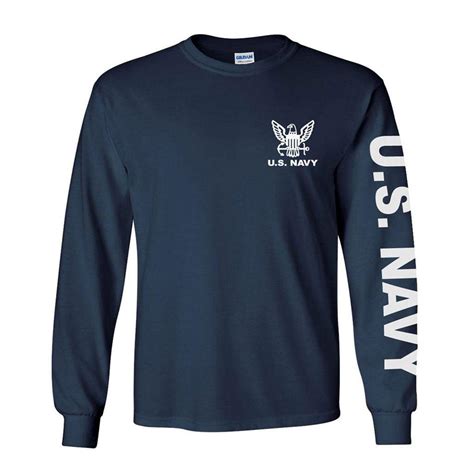 U.S. Navy Long Sleeve Shirt - Navy Blue – Military Republic