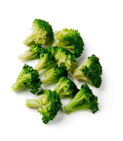 Photo Objects-cut broccoli on white background