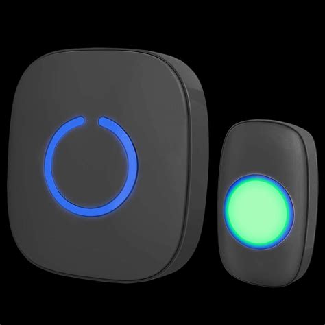 Wireless Doorbell with Glow in the Dark Button - SadoTech Door Bells & Chimes Wireless Door Bell ...