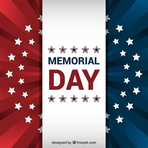 American flag background for memorial day Vector | Free Download