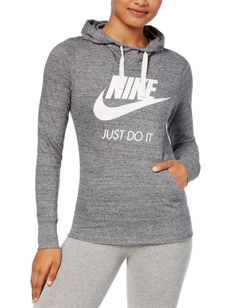 Nike Womens Knit Heathered Hoodie - Walmart.com