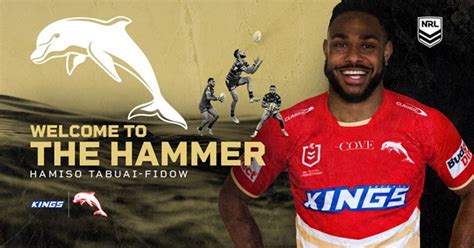 Excitement machine Hamiso 'the Hammer' Tabuai-Fidow joins the Dolphins ...