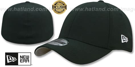 New Era 39THIRTY-BLANK Black Flex Fitted Hat