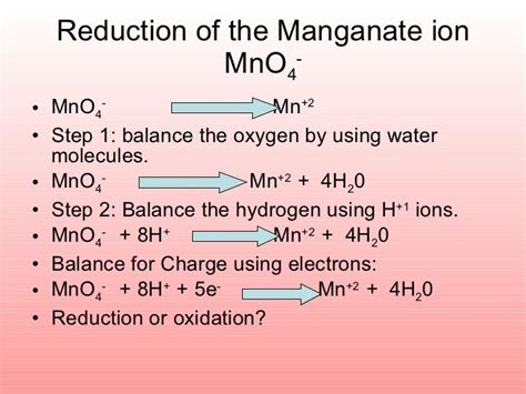 Writing More Complex Redox Equations