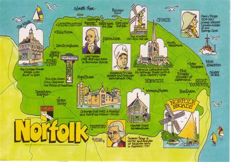 Skowt's postcard Travels!: Norfolk County in England