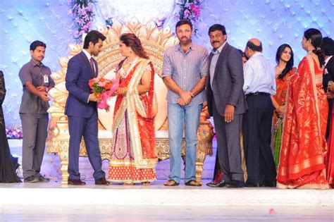 ACTRESS: Ram Charan Wedding Reception Photos