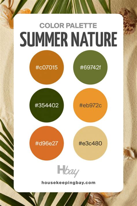 20+ Ideas of Summer Color Palette - Housekeepingbay