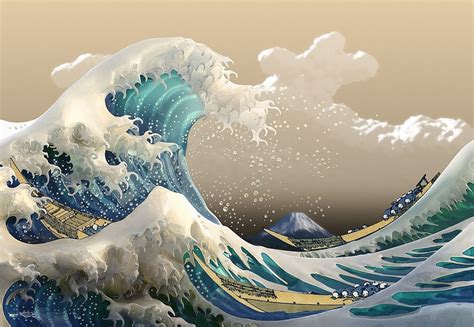 Japanese Wave Wallpapers - Wallpaper Cave