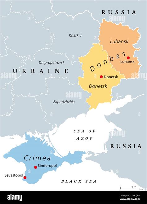 Map of ukraine donbass hi-res stock photography and images - Alamy