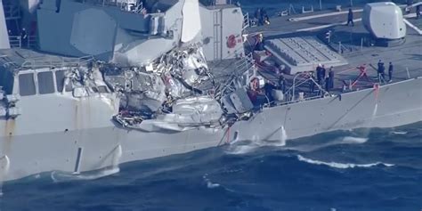 Missing sailors from the USS Fitzgerald collision found dead inside flooded areas of the ship ...