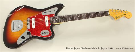 1994 Fender Jaguar Sunburst Made In Japan | www.12fret.com