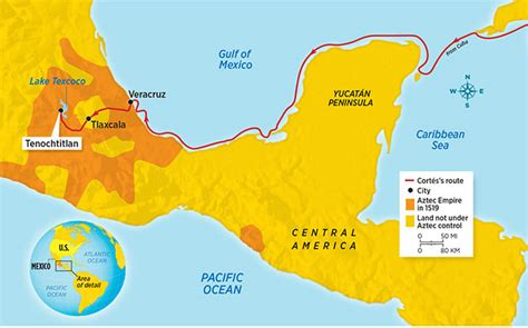 Aztecs Tenochtitlan Map