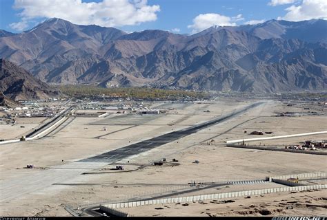 Leh Airport : Located at 10600ft , serves as a gateway to the Himalayas ...