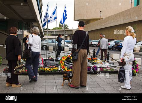 Yitzhak Rabin memorial on the tenth year of his assassination Tel aviv ...