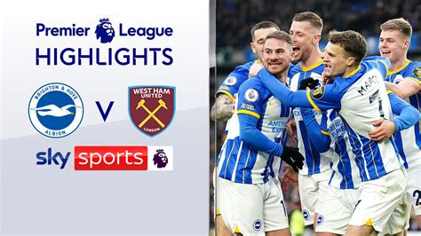 Brighton 4-0 West Ham | Premier League highlights | Football News | Sky ...