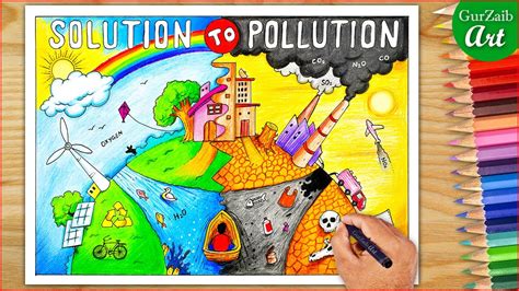 Solution To Pollution Poster Drawing How To Make A Poster Chart | The Best Porn Website