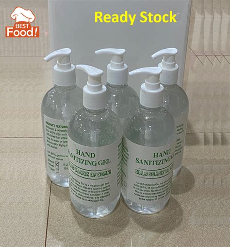 Hand Sanitizer Gel (500 ML) with alcohol