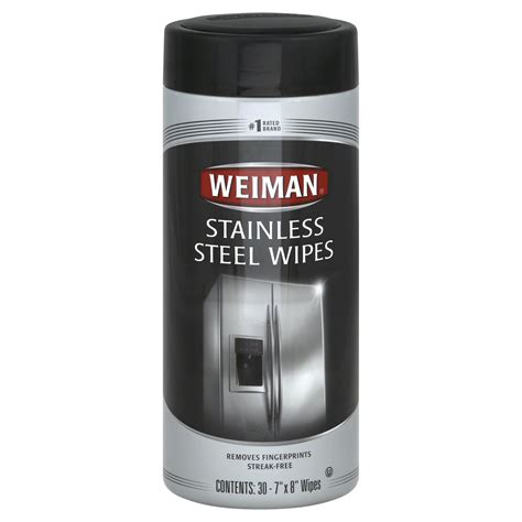 Weiman Stainless Steel Wipes, 30 wipes