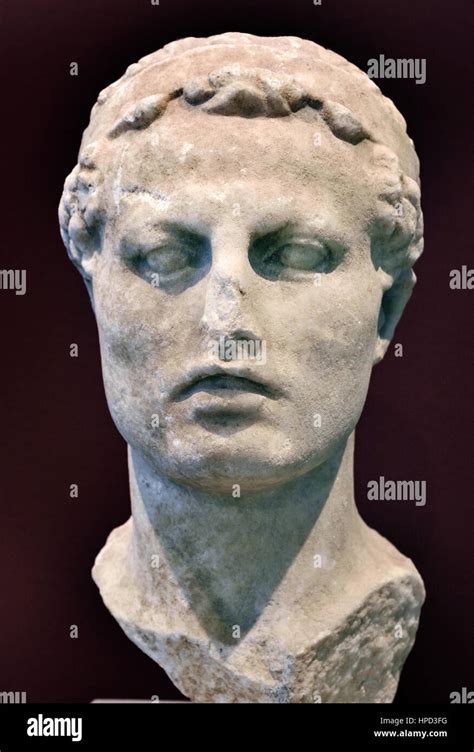 King Antiochus IV Epiphanes. Greek marble bust from around 175 BC Stock Photo: 134283172 - Alamy