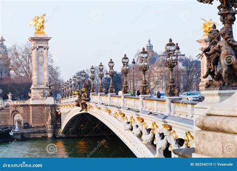 Pont Alexandre Iii In Paris Editorial Stock Image - Image: 30254219