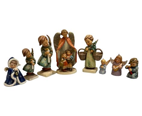 Lot - Goebel Hummel Porcelain Angel Figurines