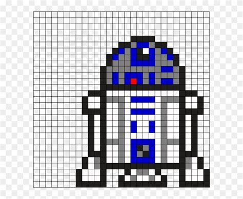 minecraft pixel art star wars grid Jango fett perler bead pattern - Pixel Art Grid