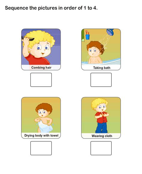 Practice New Personal Hygiene Worksheets , Printable Worksheets For Children to Learn , Practice ...