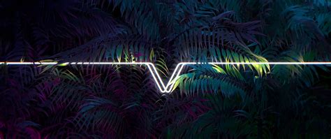 Neon Leaves Wallpapers - Wallpaper Cave