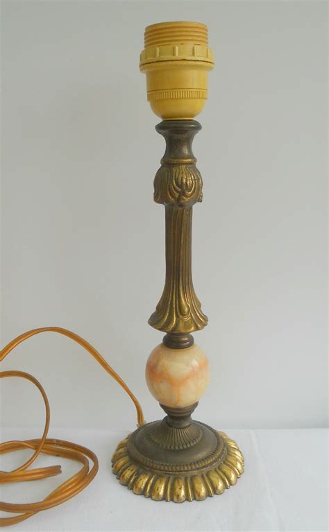 ANTIQUE VINTAGE BRASS & ONYX LAMP BASE ~ SOLD ON MY EBAY SITE LUBBYDOT1 ...