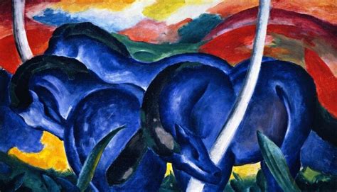 Franz Marc | The Large Blue Horses (1911) | Artsy