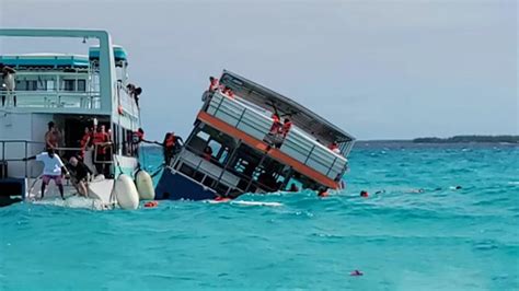 Huge Bahama ferry sinks on way to Blue Lagoon as US tourist dies and ...