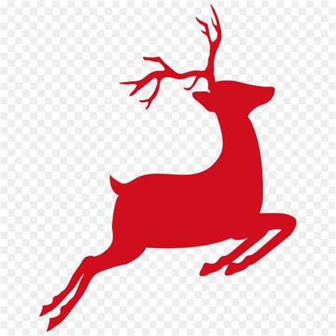 Free Reindeer Silhouette Vector, Download Free Reindeer Silhouette ...